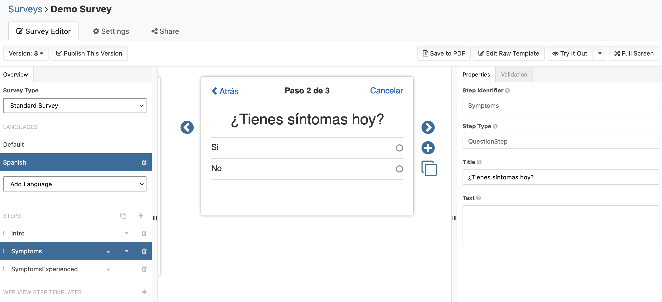 Creating Multilingual Surveys (Localization) – MyDataHelps™ Designer Help  Center