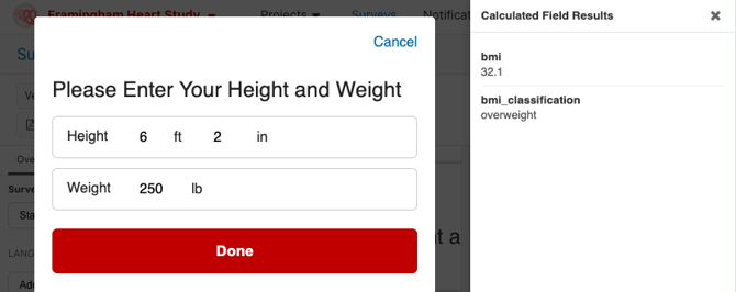 Calculated Field Results-Results