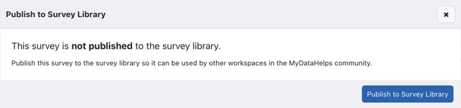 Survey Share - Publish
