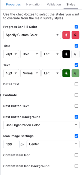Survey-Stypes-StepOverride